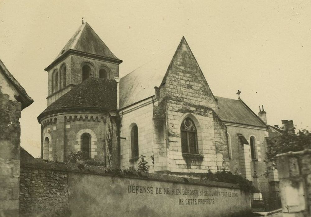 Eglise Saint-Vincent : Façade latérale nord, vue générale