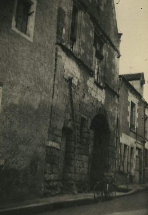 Maison dite des Pages : Façade sur rue, vue partielle