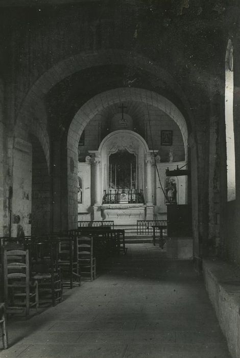 Eglise de Lièze : Nef, vue générale