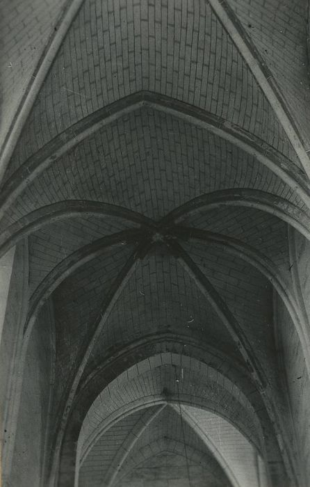 Eglise Saint-Aignan : Nef, vue générale des voûtes