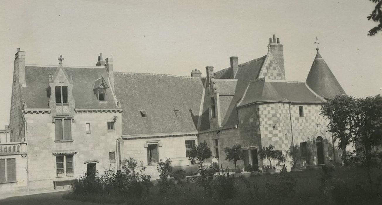 Château de Châtigny : Ensemble ouest, vue générale