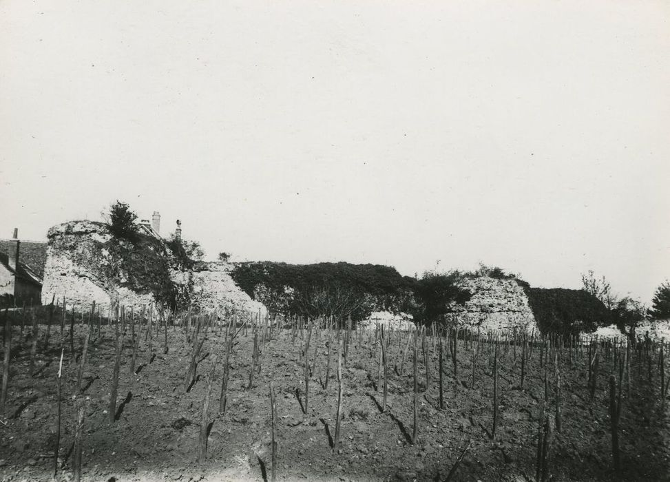 Vestiges du castellum romain : Vue générale du site dans son environnement