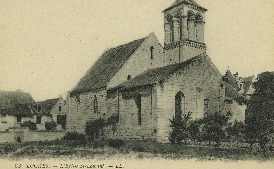 Ancienne église Saint-Laurent : Ensemble sud-est, vue générale