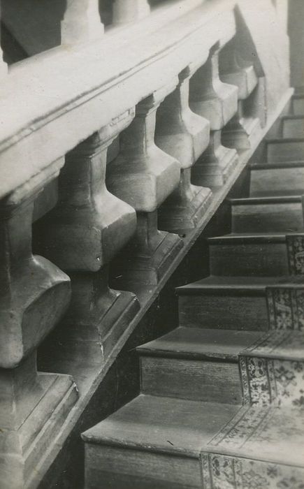 Hôtel de la Gravière : Escalier d’honneur, détail de la rampe