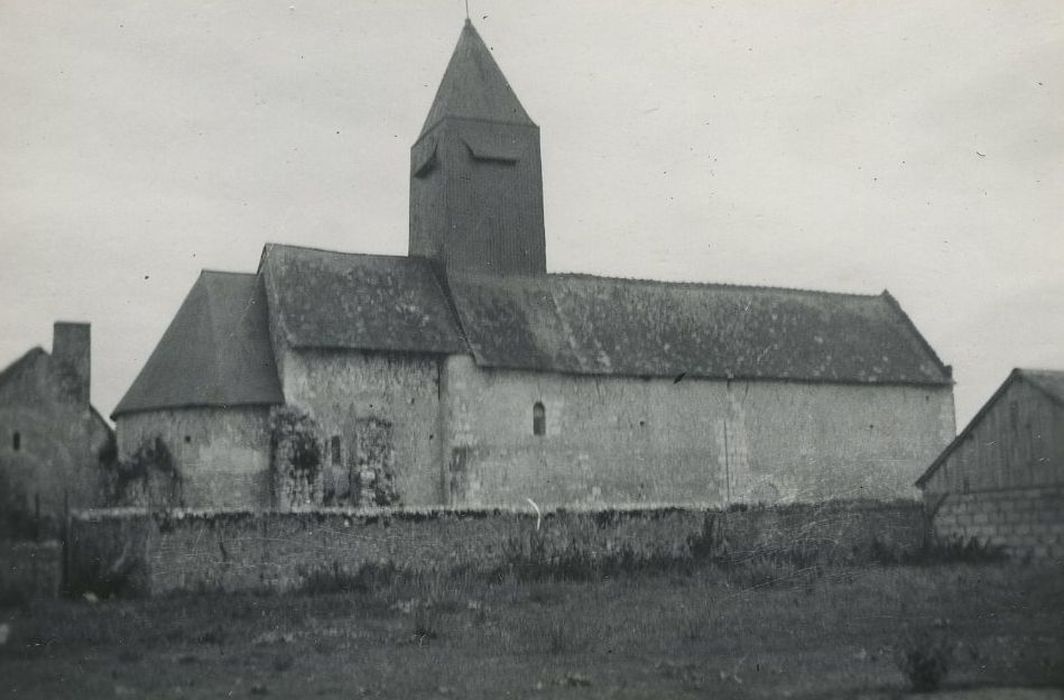 Eglise Saint-Martin de Vertou : Façade latérale nord, vue générale