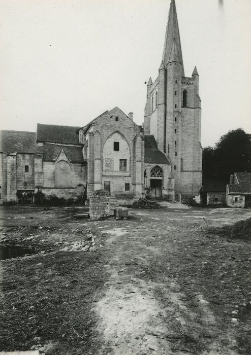 Ancienne abbaye de Bois-Aubry : Ensemble est, vue générale