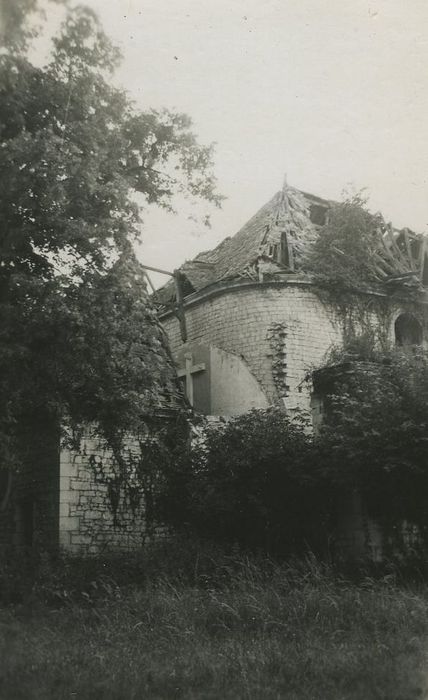 Château d'Argenson : Chapelle, vue partielle des ruines