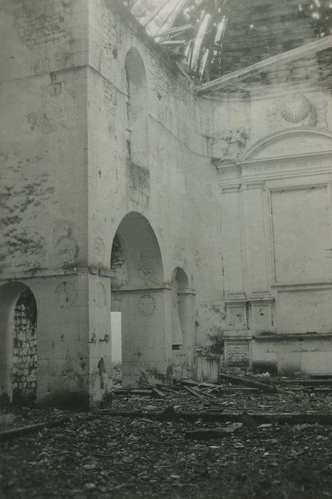 Château d'Argenson : Chapelle, vue partielle des ruines