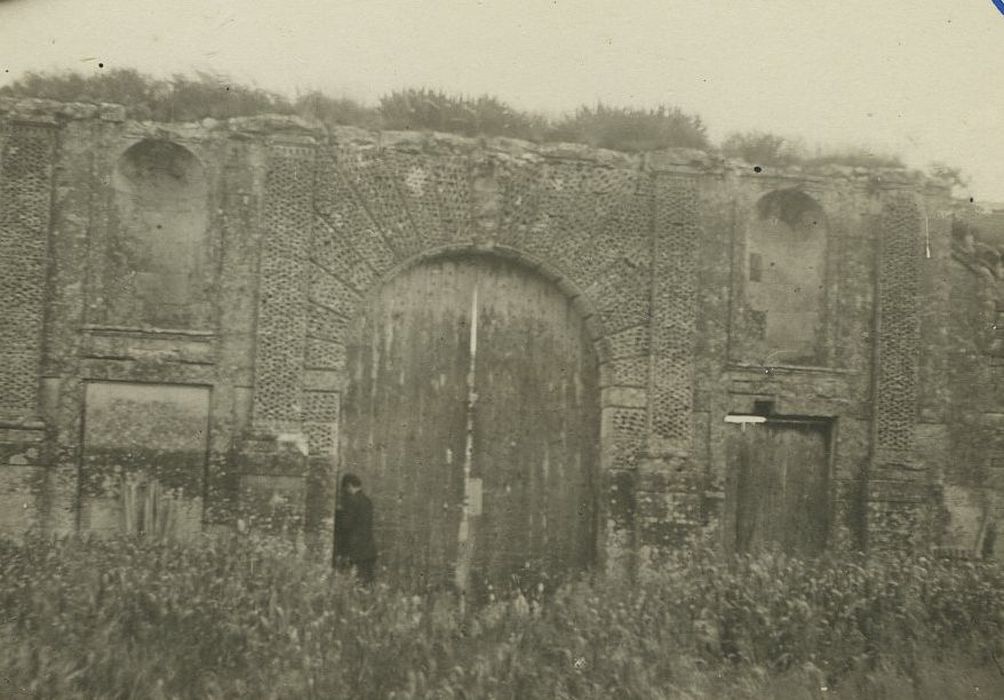 Vestiges du château de Mondon : Vue partielle des ruines