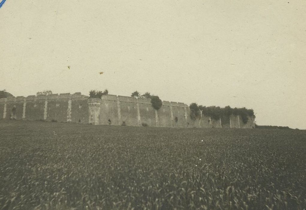 Vestiges du château de Mondon : Vue générale des ruines