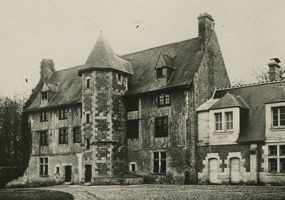 Manoir de Bourdigal : Façade nord, vue générale