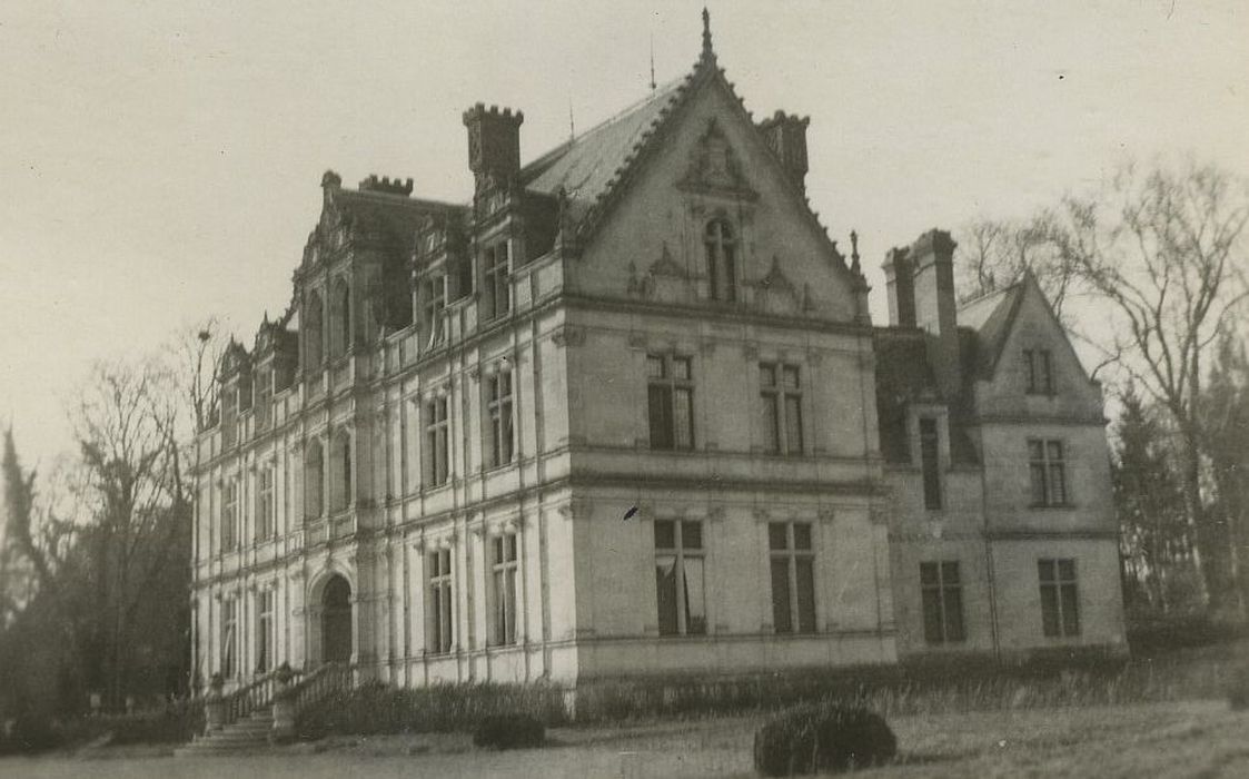 Domaine de la Bourdaisière : Ensemble sud-est, vue générale