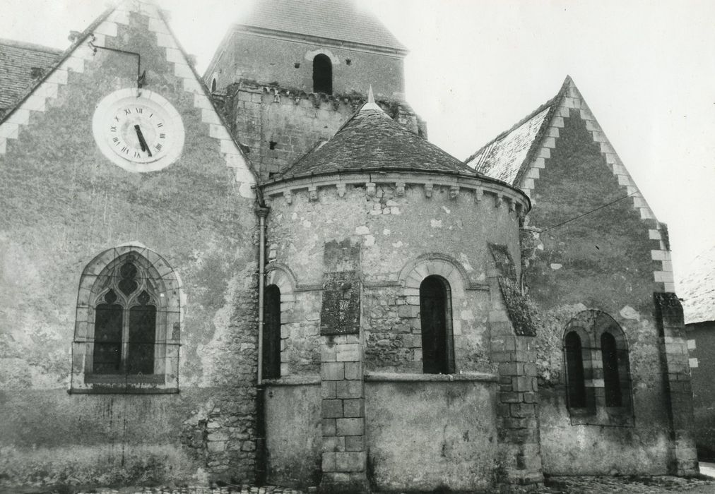 Eglise Saint-Martin : Chevet, vue générale