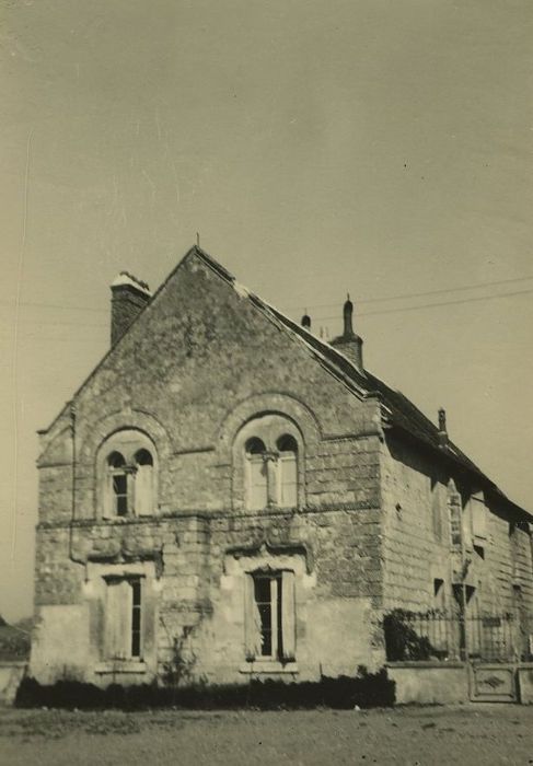 Ancienne aumônerie : Façade ouest, vue générale