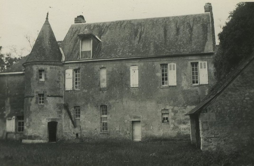 Manoir d'Anzan : Façade nord, vue générale