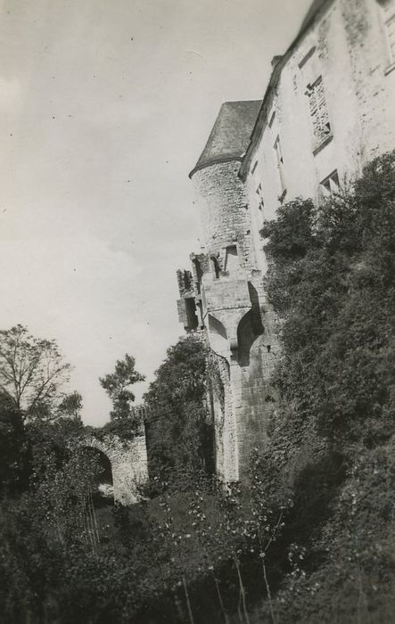 Château du Châtelier : Douves ouest, vue générale