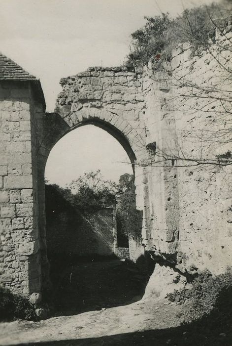 Château du Châtelier : Porte d’accès est, vue générale