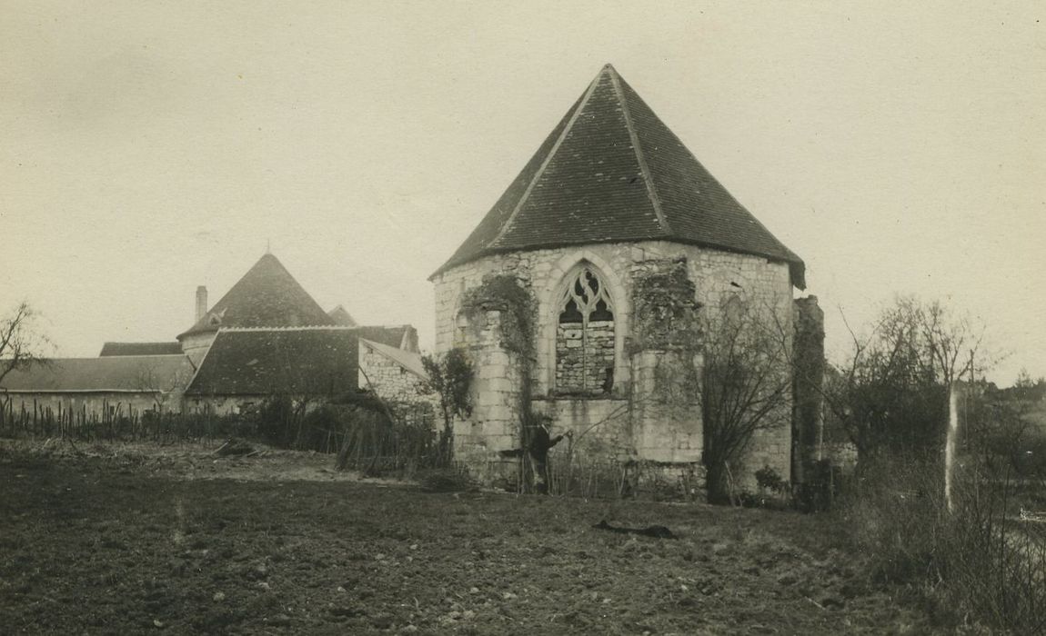 Ancien prieuré de Saint-Genest : Chevet, vue générale