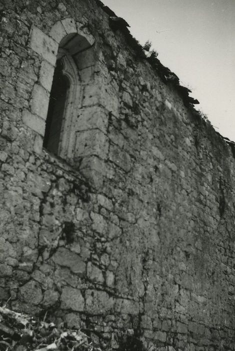 Chapelle de Tous-les-Saints : Façade latérale nord, vue partielle