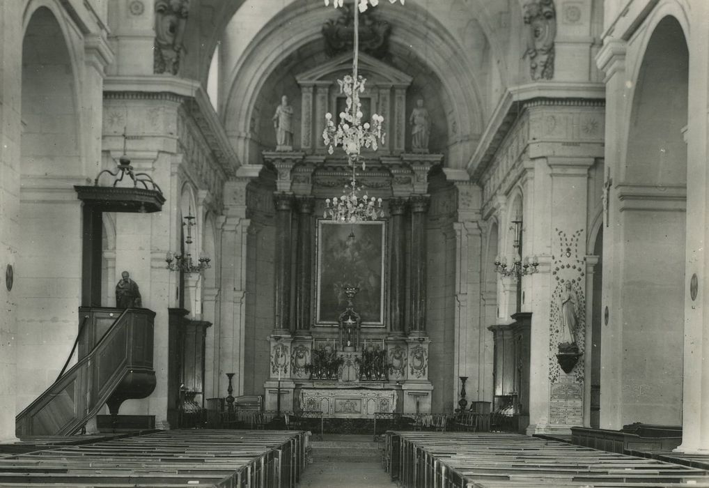 Eglise Notre-Dame : Nef, vue générale