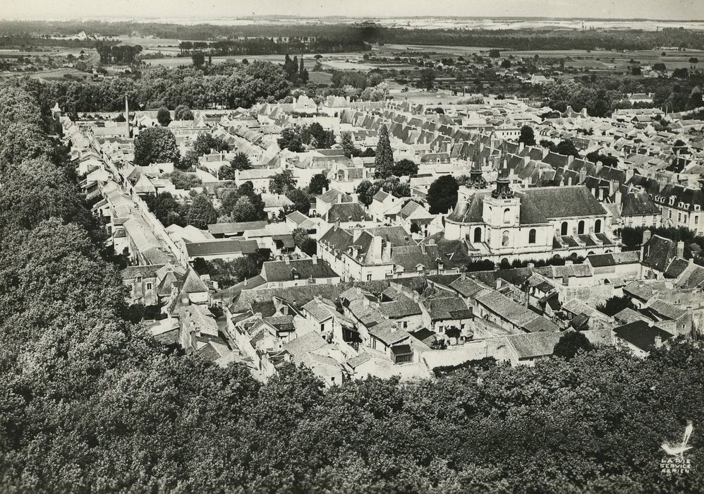 Enceinte de la ville : Vue générale aérienne