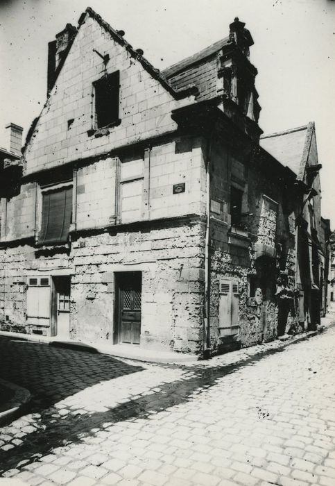 Maison dite de Rabelais : Façade sur rue, vue générale