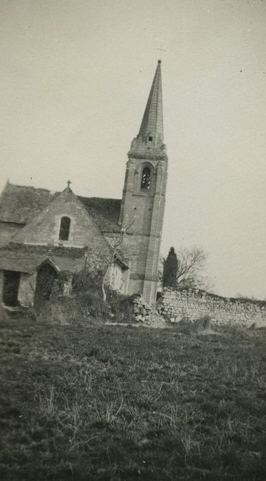 Eglise Saint-Martin : Façade occidentale, vue générale