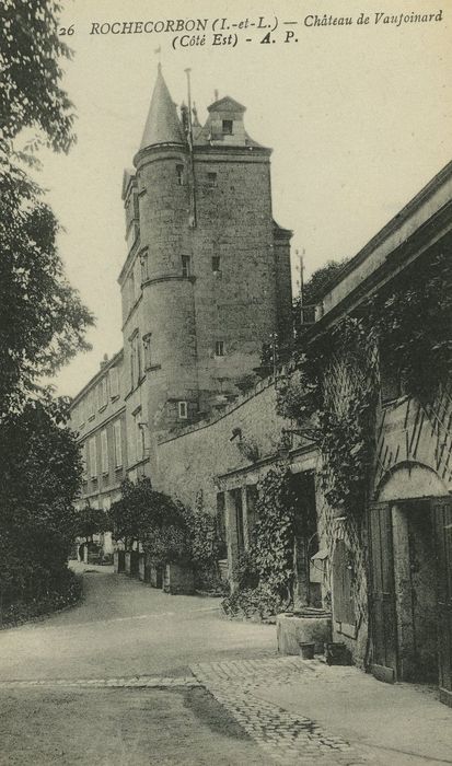 Château de Vaufoinard : Ensemble sud-est, vue partielle