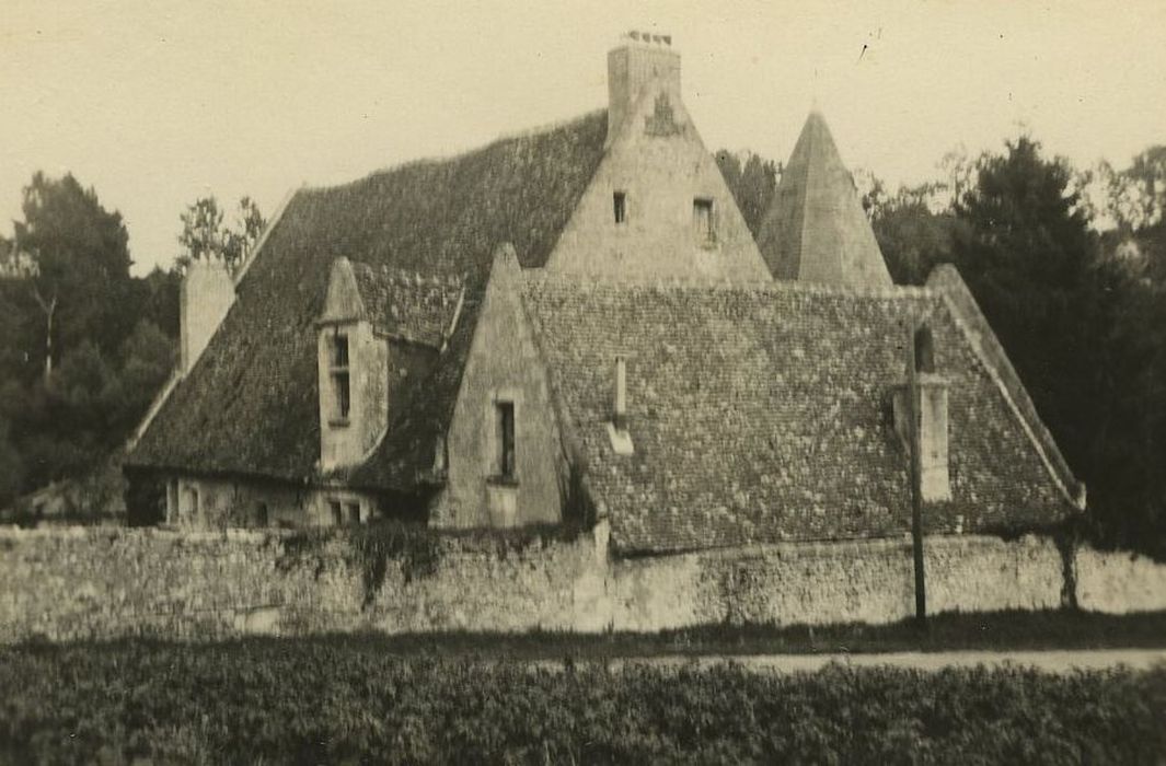 Ancien moulin de Touvoie : Ensemble nord-ouest, vue partielle