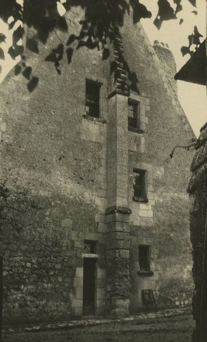 Ancien moulin de Touvoie : Pignon est, vue générale