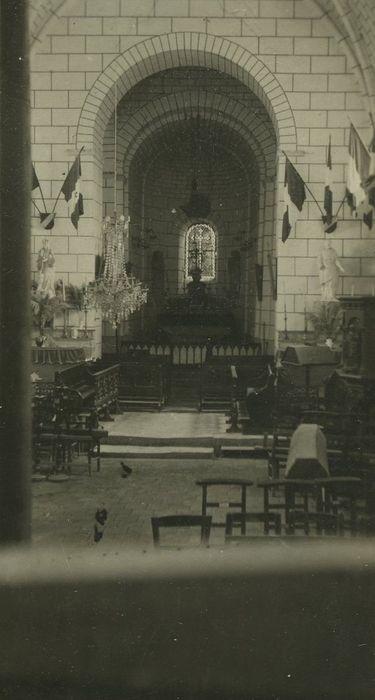 Eglise Saint-Leubais : Nef, vue générale