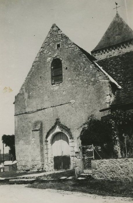 Eglise Saint-Martin : Façade occidentale, vue générale