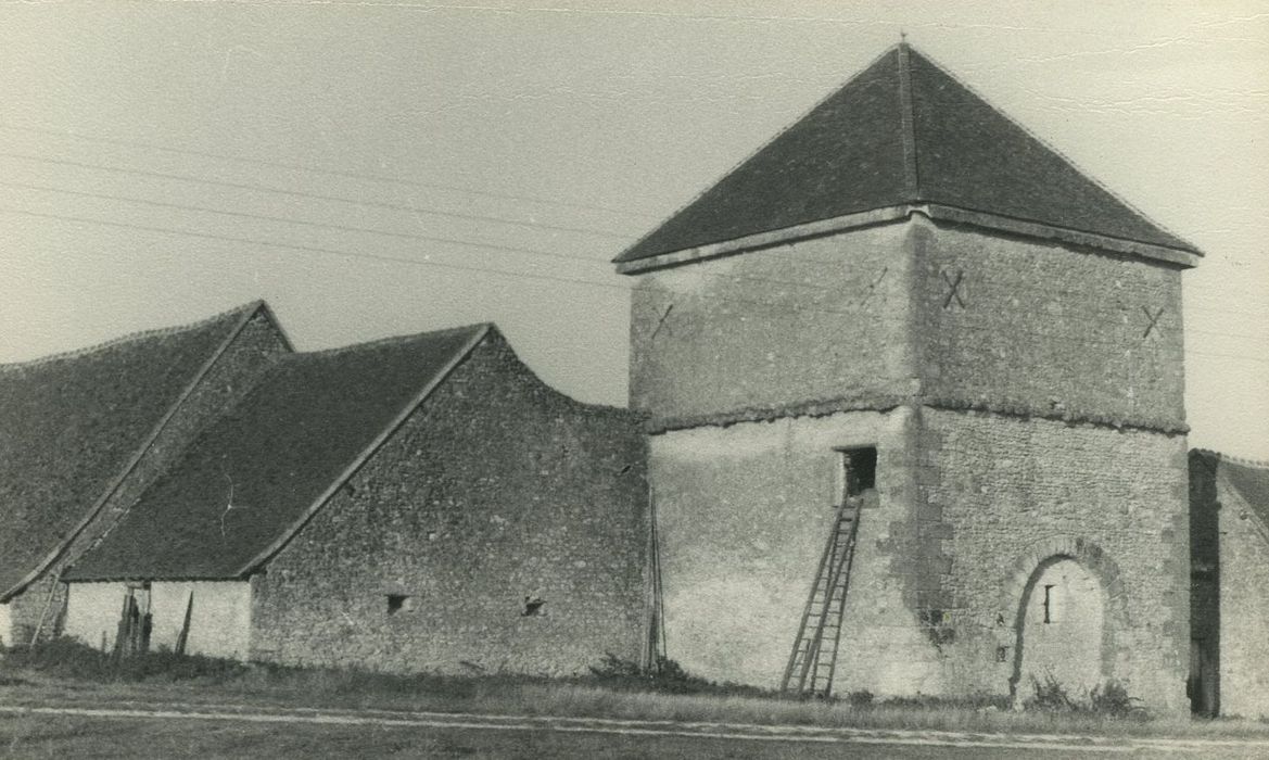 Ferme de Cours : Colombier, élévation sud et ouest, vue générale