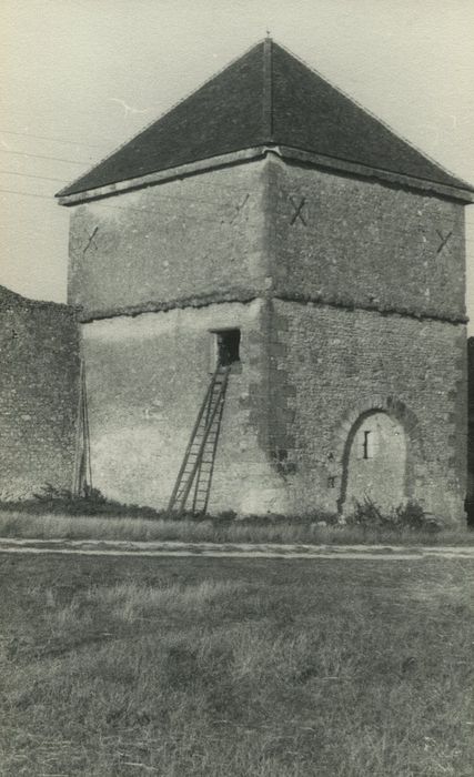 Ferme de Cours : Colombier, élévation sud et ouest, vue générale