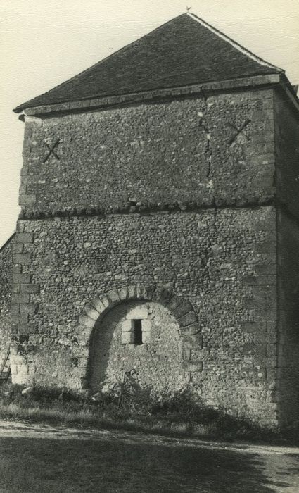 Ferme de Cours : Colombier, élévation sud, vue générale