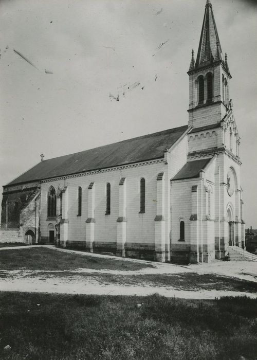 Eglise Saint-Blaise : Façade latérale nord, vue générale