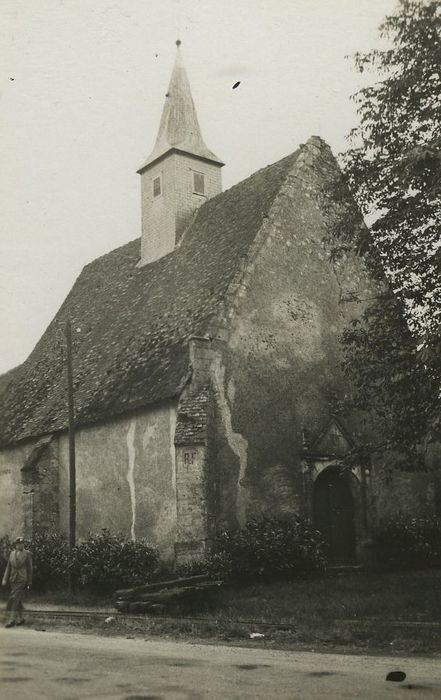 Eglise Saint-Nicolas : Façade nord-ouest, vue gnérale