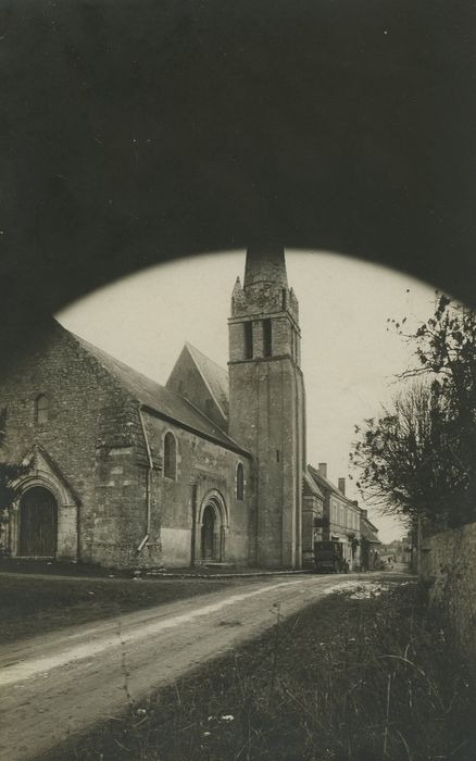 Eglise Saint-Quentin : Ensemble sud-ouest, vue partielle