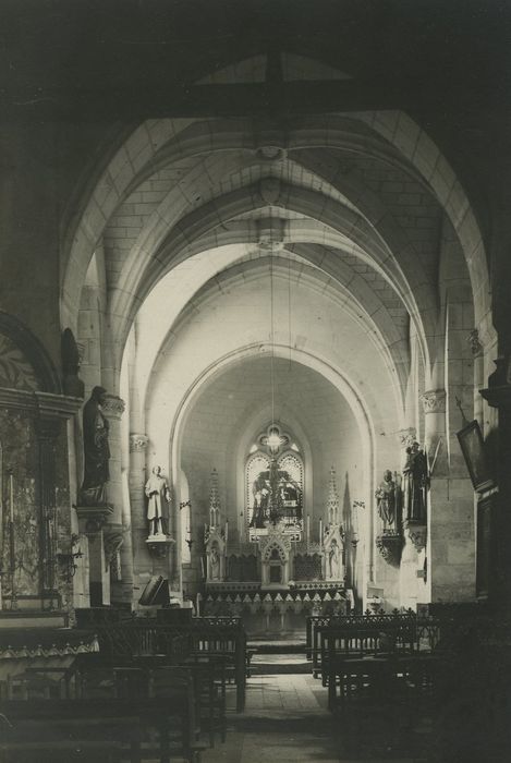 Eglise Saint-Quentin : Nef, vue générale