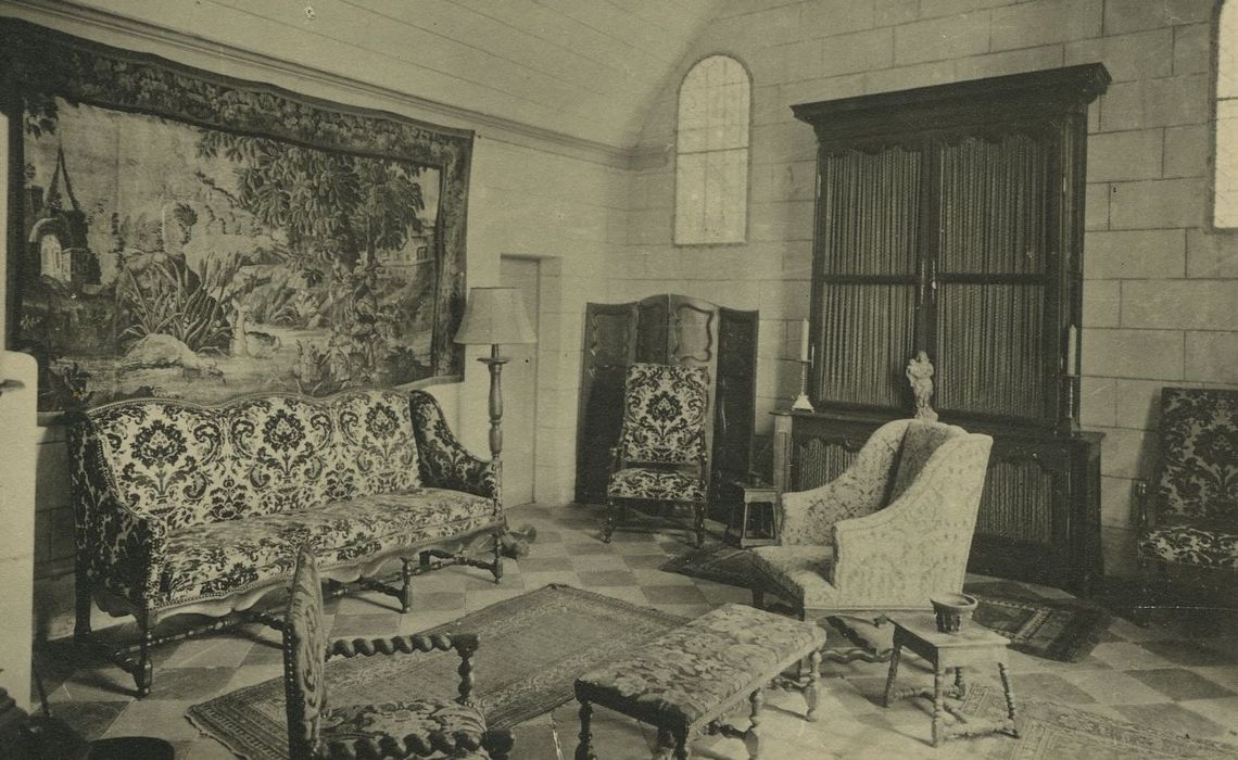 Manoir de la Sagerie : Salon, vue partielle