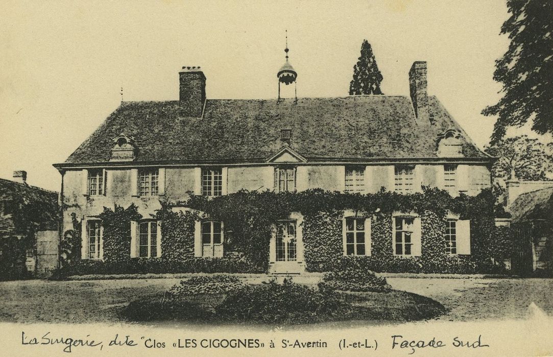 Manoir de la Singerie, dit la Cigogne : Façade nord, vue générale