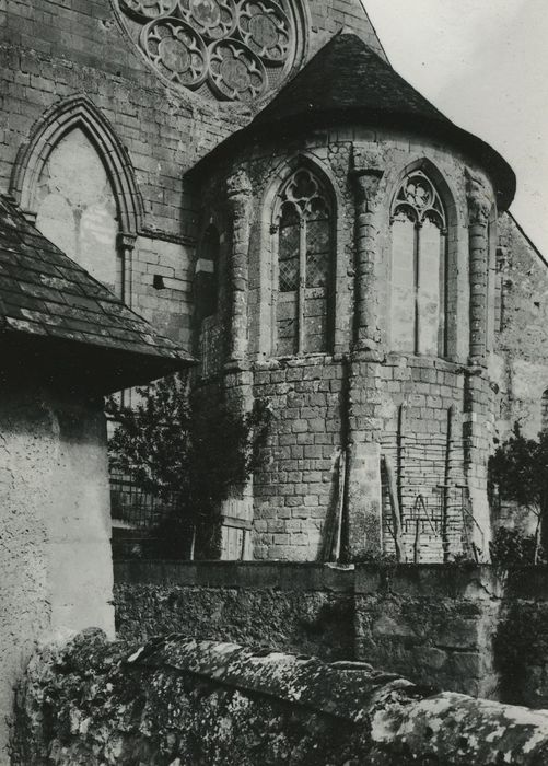 Eglise Saint-Christophe : Chevet, vue générale