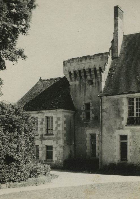 Château de Saint-Germain : Façade nord, vue partielle