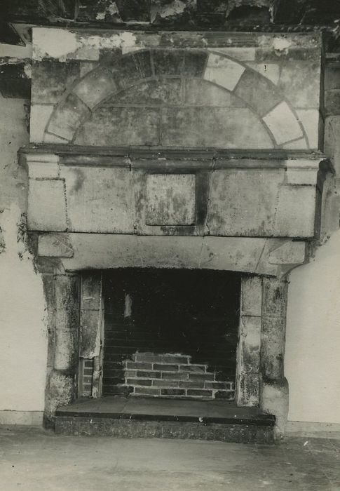 Château de Saint-Germain : Cheminée monumentale, vue générale