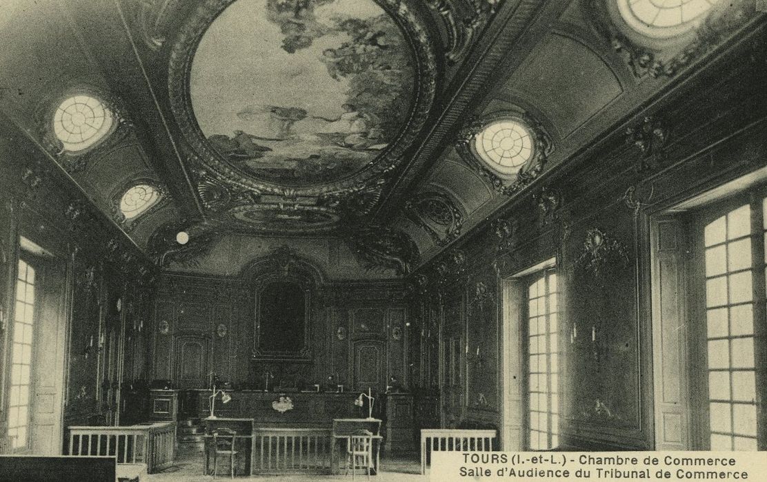 Chambre de Commerce : Salle d’audience, vue générale