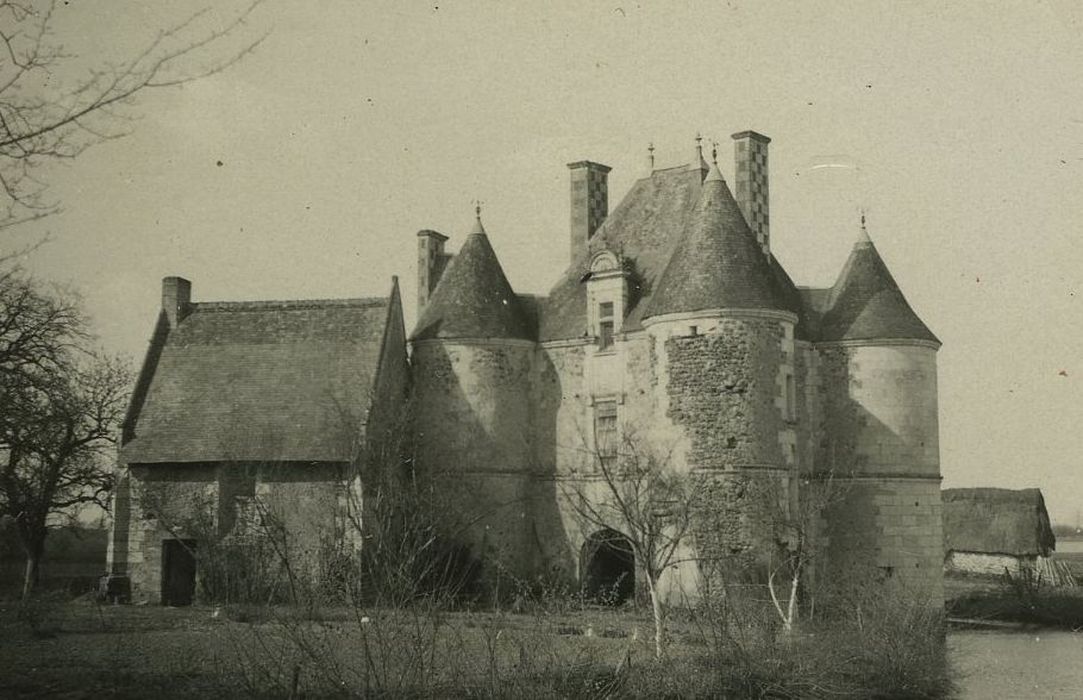 Ensemble du château du Grand-Châtelet : Ensemble sud-est, vue générale