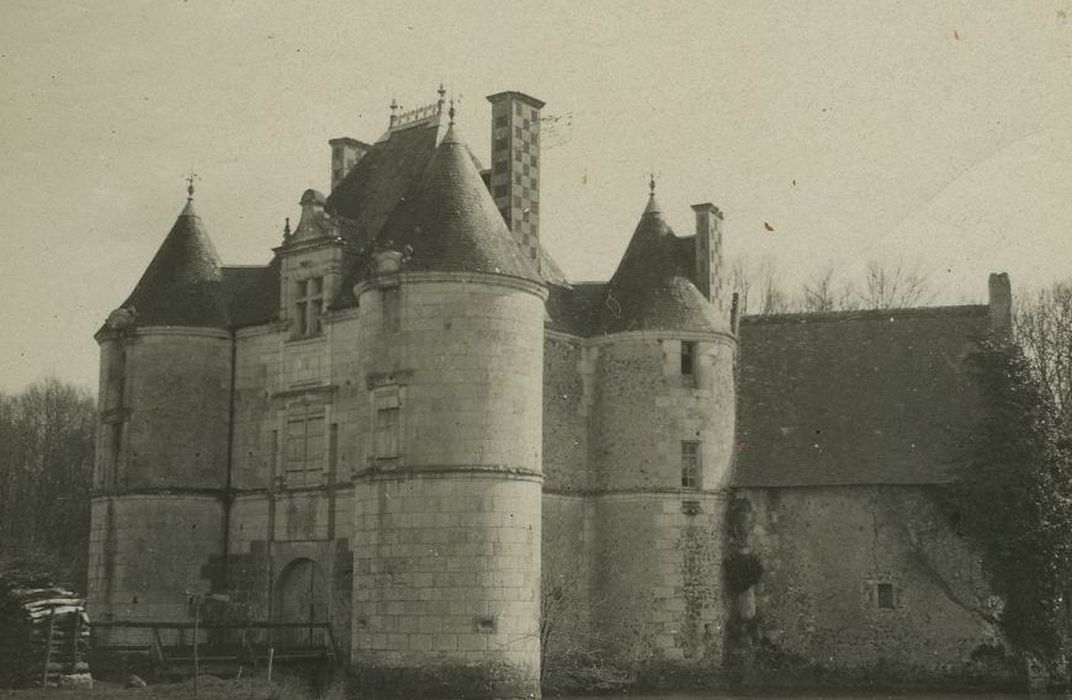 Ensemble du château du Grand-Châtelet : Ensemble nord-ouest, vue générale