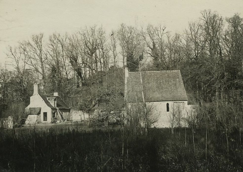 Ancienne chapelle Saint-Laurent : Vue générale de la chhapelle dans son environnement