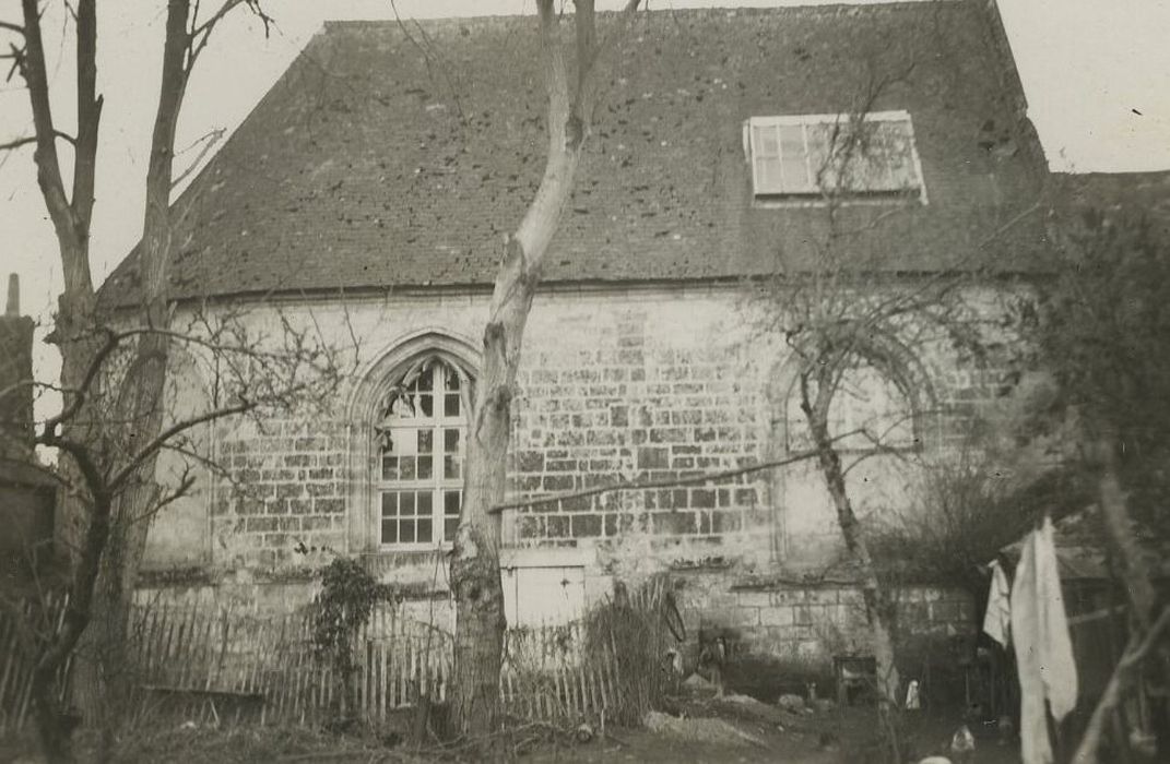 Chapelle dite des Archevêques : Chapelle, façade latérale nord, vue générale