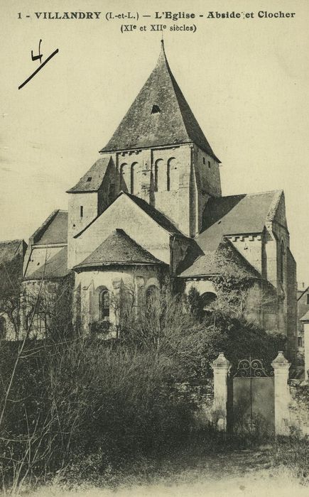 Eglise Saint-Etienne : Chevet, vue générale